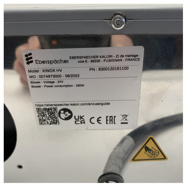 Eberspacher KINOX HV échangeur de chaleur 10 kW 24V