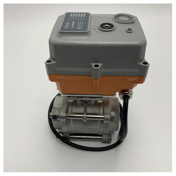 Кульовий кран Vetus 2-дюймовий з нержавіючої сталі з електроприводом 24В - MV24B2