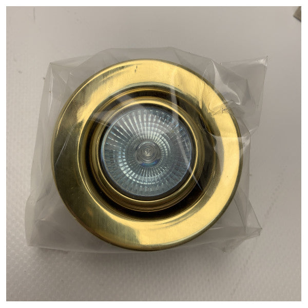 Allpa messing inbouw downlight spot halogeen 12V - L4400501