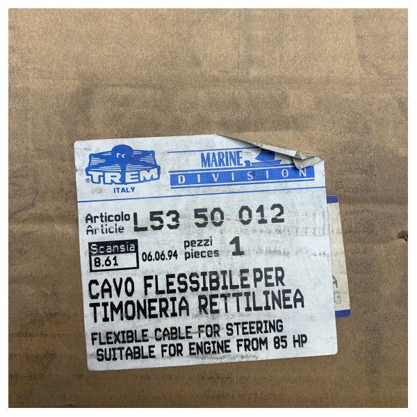 Cabo de direção do motor fora de borda flexível Trem - L53 50 012