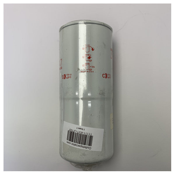 Fleetguard LF747 motor yağlama filtresi üzerinde dönüş