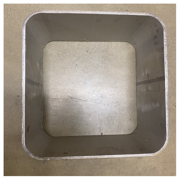 Vigia SCM Livorno premium com tampa de inundação 400 x 400 mm em aço inoxidável