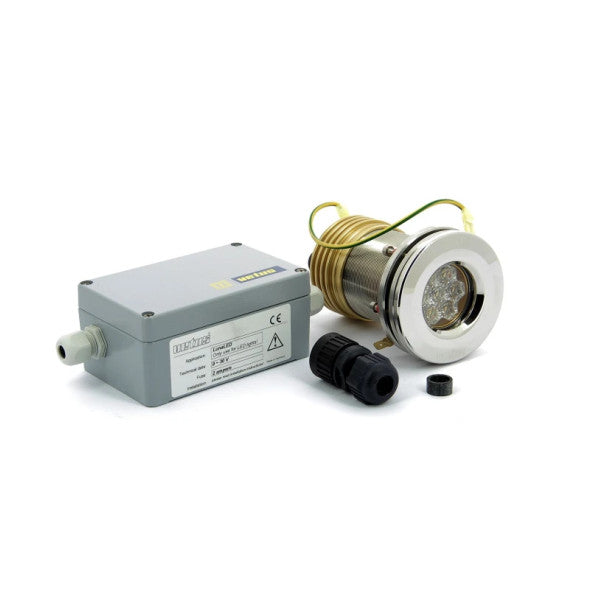 Vetus LUNA LED подводна светлина от неръждаема стомана 12/24V tru-hull