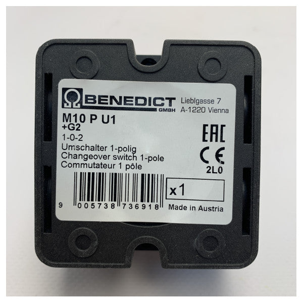 Benedict e Jager M10 P U1 + G2 interruttore di commutazione
