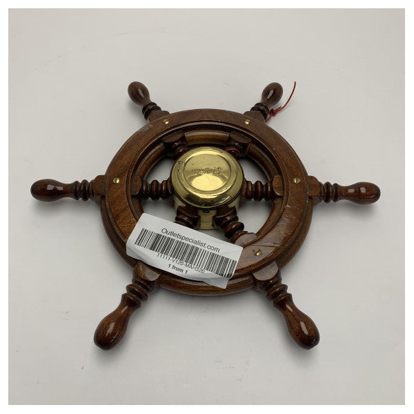 KÄYTETTÄVÄ Vetus MAH320 mahonki veneen ohjauspyörä D320 mm