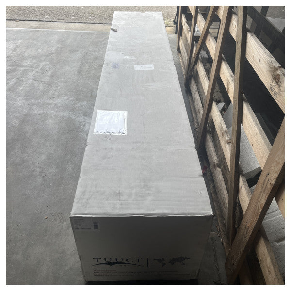 Tuuci Ocean Master MAX-Classic Stainless Steel Octagon 9' Parasol in Cadet Grey