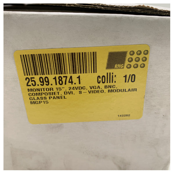 Nottrot MGP15 θαλάσσια οθόνη γυάλινης γέφυρας 15 ιντσών