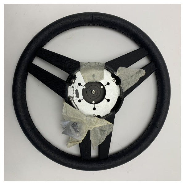 Кермо Isotta MLB 3-спицеве з морської шкіри D350 мм чорне