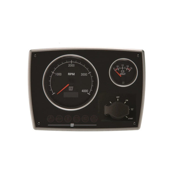 UŻYWANY czarny panel sterowania silnikiem Vetus MPA22bs2 12V - 4000 obr.