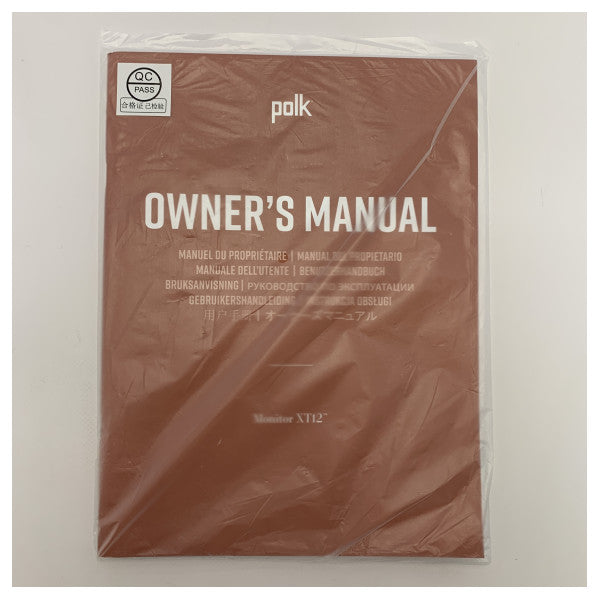 Polk Monitor XT12 Subwoofer activo de 12 pulgadas 100W - MXT12SUBBK