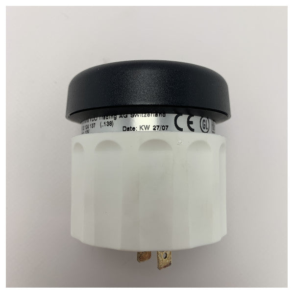 VDO 0-30 bar czarny okrągły wskaźnik ciśnienia 12V - N02-124-138