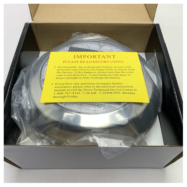 Marinco solventilation i rustfrit stål 4 tommer - N20704S