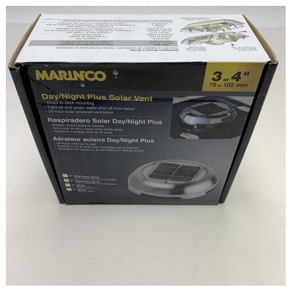 Marinco solventilation i rustfrit stål 4 tommer - N20704S