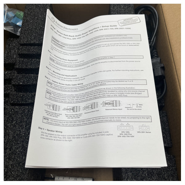 Extron effektlydforstærker XPA 2001 - 60-850-11