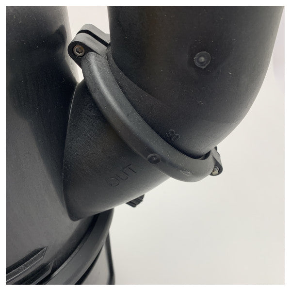 Vetus NLP90HD exhaust waterlock - muffler 90 mm black