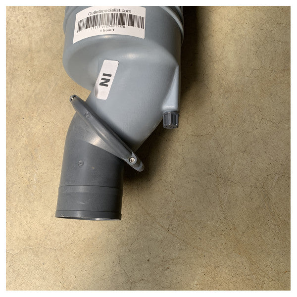 Vetus NLPH75 udstødningsvandlås | lyddæmper 75 mm drejelig