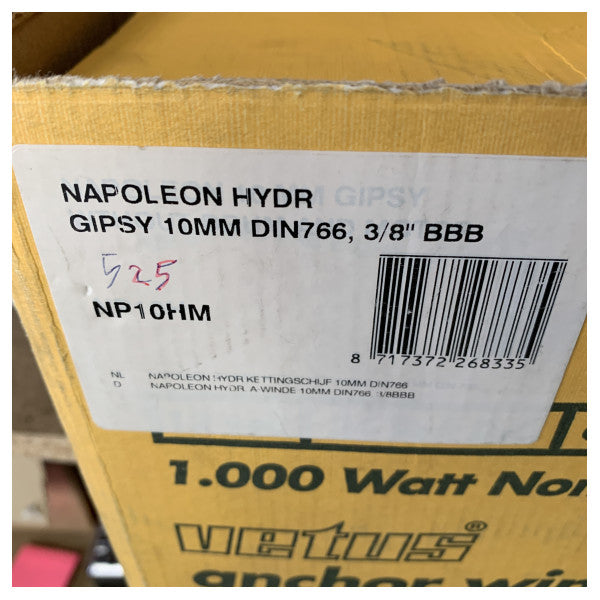 Vetus NP10HM Napoleon hidraulična sidra 10 mm