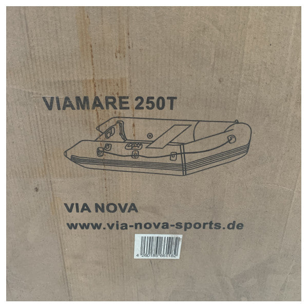 Viamare T250 ilmakannen puhallettava vene harmaa 2.5M