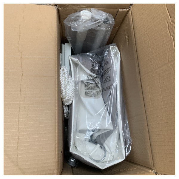 Viamare T250 Air Deck aufblasbare Dinghygrau 2,5 m