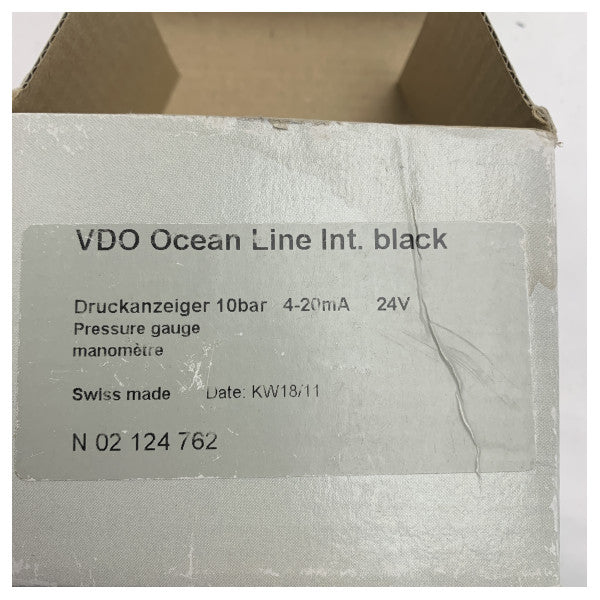 Indicador VDO MTU N02124762 OceanLine de temperatura del refrigerante 120C