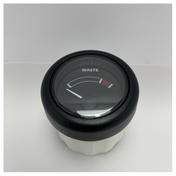 Индикатор за нивото на отпадните води VDO Ocean Line черен 12V - N 02 230 626