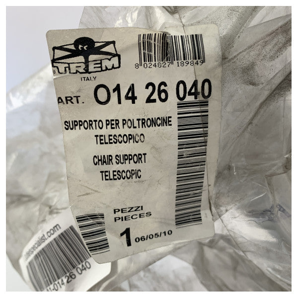 Trem aluminium justerbart pilotstolsstöd 400 - 600 mm - O1426040