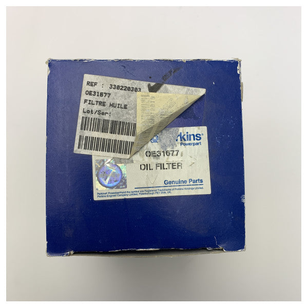 Filtro de óleo do motor Perkins OE31677