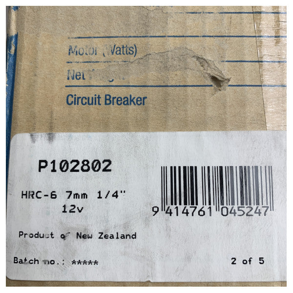 マックスウェルP102802 HRC-6電動ウィンドラス7ミリメートル12Vホワイト