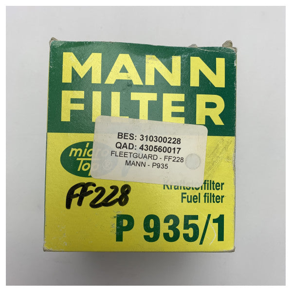 Filtro de inserción de combustible Mann P935/1