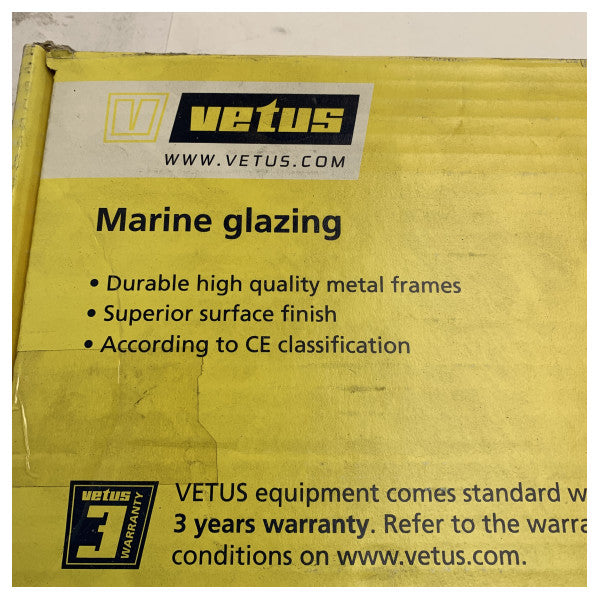 Алюмінієвий ілюмінатор Vetus PA3016 з отвором 297 x 162 мм