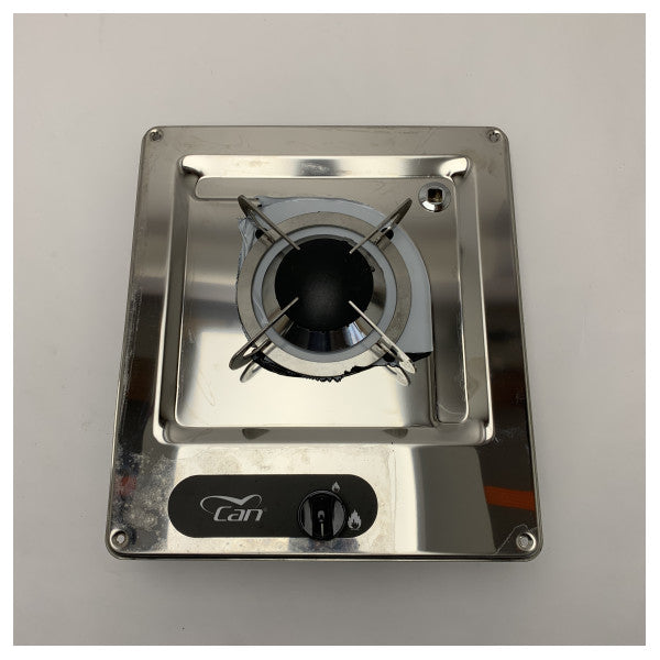 CAN Fogão a gás de 1 bico em aço inoxidável encastrado - PC1320