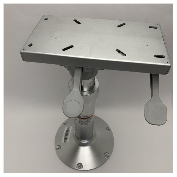 Sostenn ta' siġġu tal-aluminju fissat Vetus PCG b'slider H616 mm