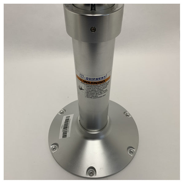 Sostenn ta' siġġu tal-aluminju fissat Vetus PCG b'slider H616 mm