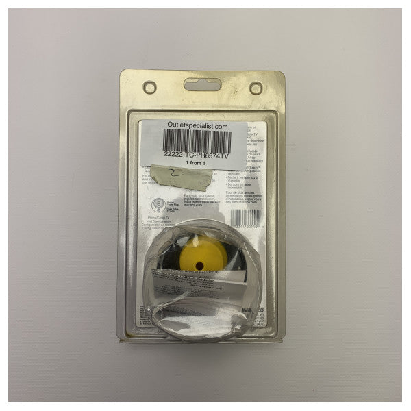 Marinco hvid plast Telefon | TV landindgang - PH6574TV