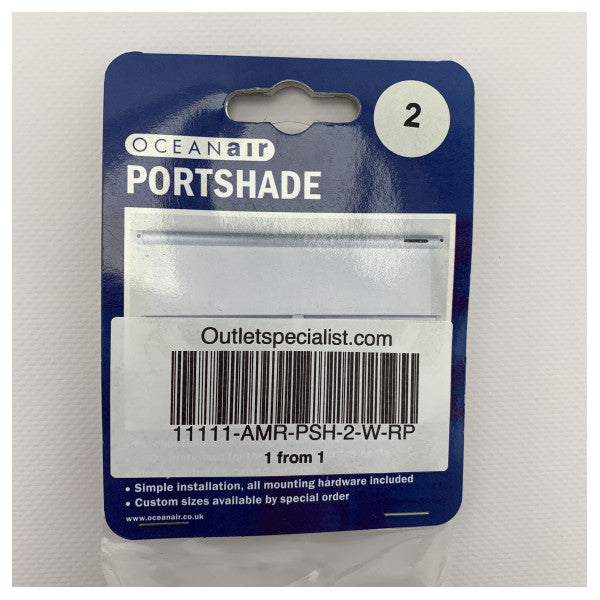 Dometic OceanAir portshade ρολό λευκό 380 x 280 mm - PSH-2-W-RP