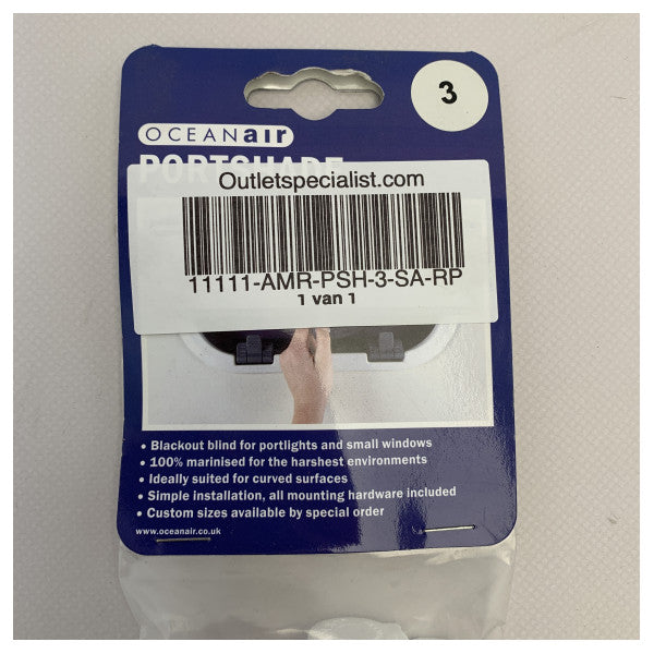 Dometic OceanAir Portshade ρολό λευκό 460 x 320 mm - PSH-3-W-RP