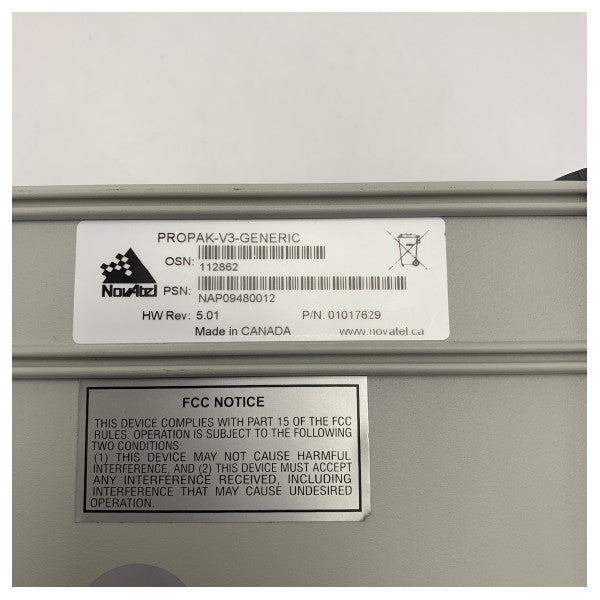 Novatel Propak V3 424-L1 L2 GPS-Empfänger