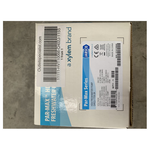 Pompa per acqua potabile marina Jabsco Par-Max HD4 24V - Durevole, ad alte prestazioni e autoadescante