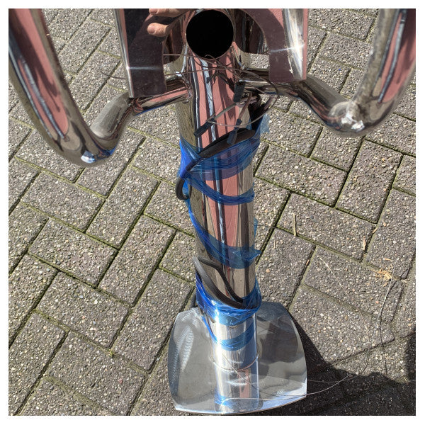 صاري رادار قارب عالمي مستعمل من الفولاذ المقاوم للصدأ بارتفاع 150 سم