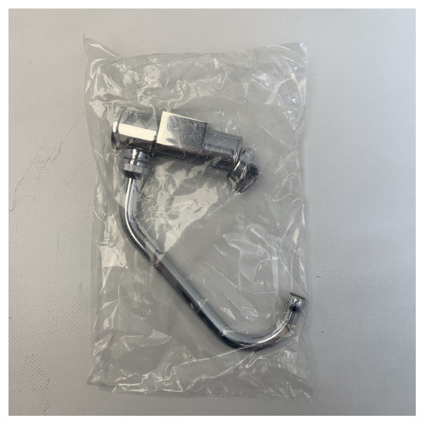 Хромований відкидний змішувач Allpa гарячий | холодний - 487105