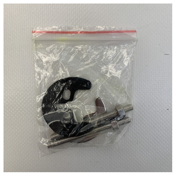 Хромований відкидний змішувач Allpa гарячий | холодний - 487105