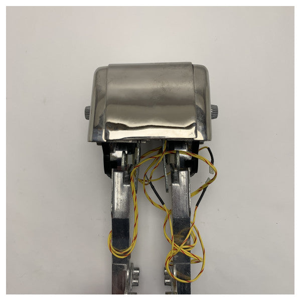 ذراع التحكم الميكانيكي الميكانيكي للمحرك المزدوج Vetus RCTOPTSG من الفولاذ المقاوم للصدأ