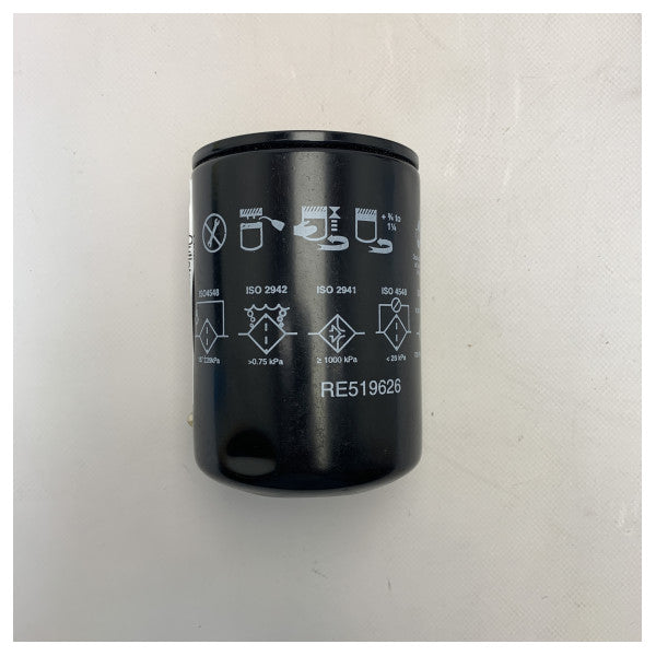 Маслен филтър за двигател John Deere RE519626, черен