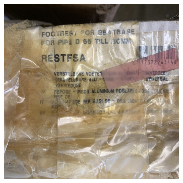 Vetus Restfsa Aluminum Footrest for Marine Pilot Set