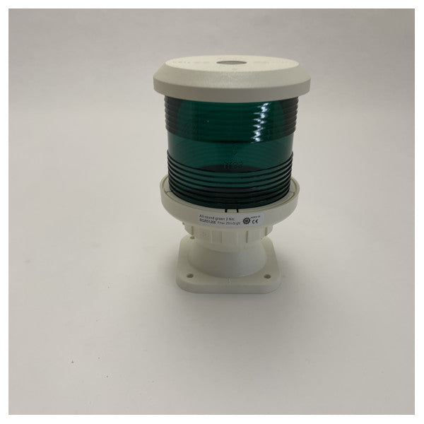 Vetus RGR35VWIT navigation light 360 degree green with mounting