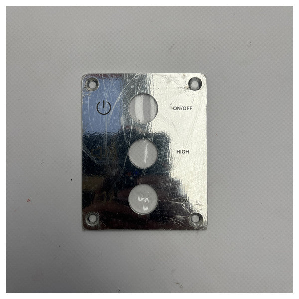 Riva Stainless Steel Marine Audio Mounting Plate – Durable Corrosion-Resistant Panel for Boat Audio Equipment