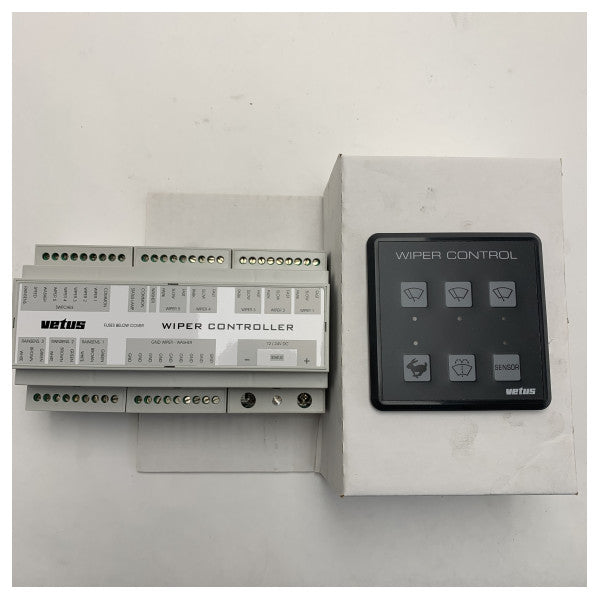 Панель керування склоочисниками Vetus RWPANEL2 на 3 скла з контролером