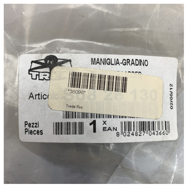 Maniglia di imbarco Trem in acciaio inox 245 x 135 mm - S08 25 130
