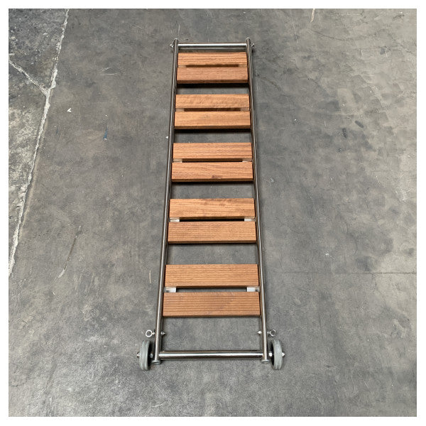 Trem fast gangbro i rustfrit stål - S28 30 135