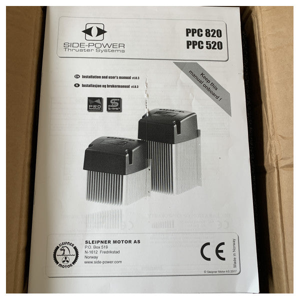 Sleipner Side Power SEP250/300TC пропорционален 250KGF 24V подрулващо устройство